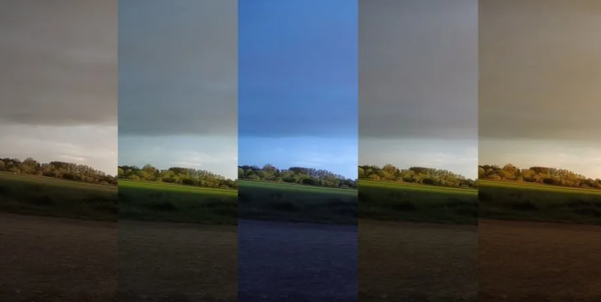 А вот как будет отличаться на вид одна и та же картинка на экранах с разной температурой белого