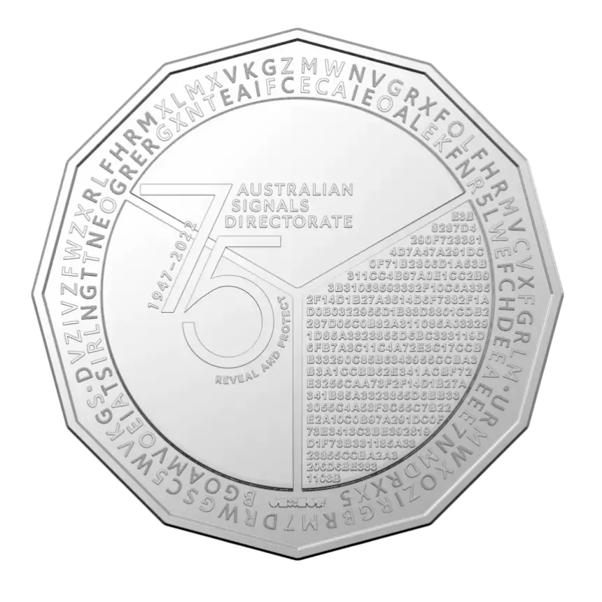 Если взломаете шифр на этой монете, получите работу во внешней разведке Австралии