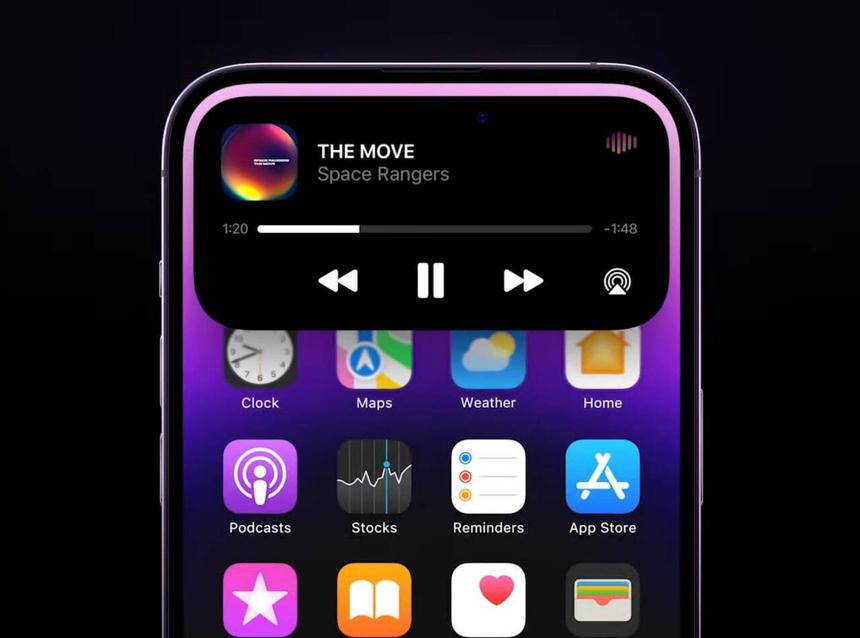 Оно шевелится: Apple представила iPhone 14 и 14 Pro с анимированным вырезом вместо чёлки