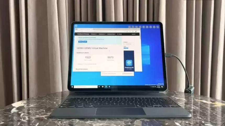 На iPad Pro M1 запустили Windows 10