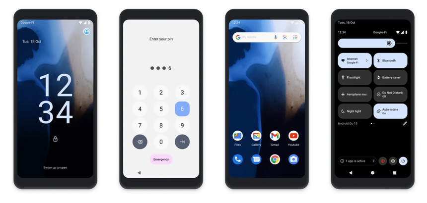 Google выпустила Android 13 Go для слабеньких и недорогих смартфонов