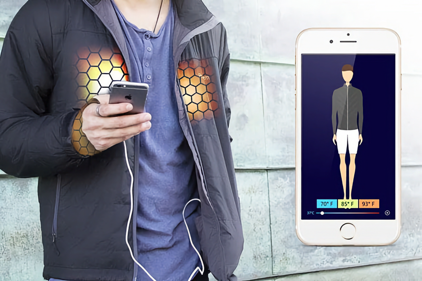 Зима близко: российские учёные изобрели «умную» одежду с подогревом и управлением со смартфона