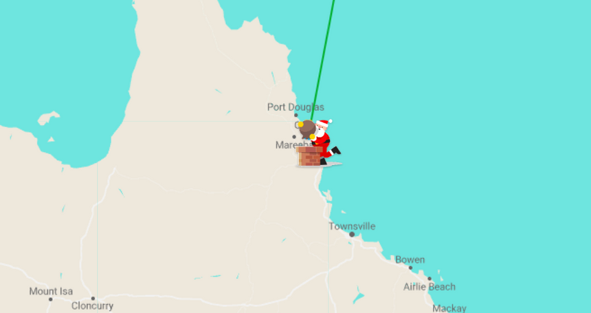 Google запустила «слежку» за Санта-Клаусом