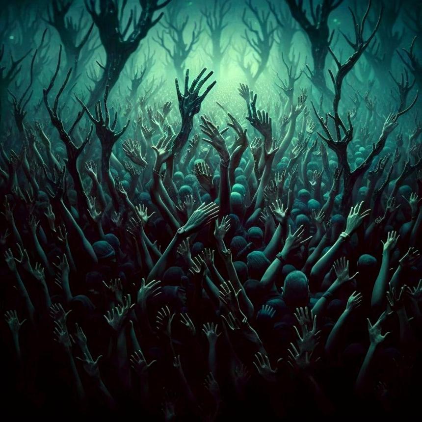 Лес рук и суп с котом: нейросеть создала картинки по мотивам русских фразеологизмов