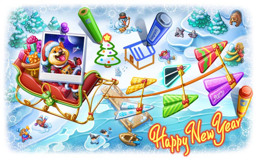 Telegram выпустил новогоднее обновление. Что в нём?