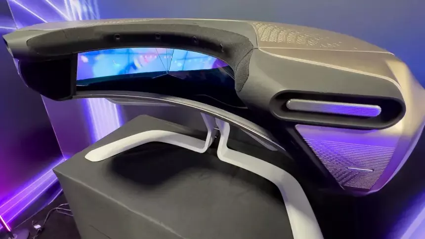 Что ты такое? Представлен 8К-монитор, напоминающий очень странный VR-шлем