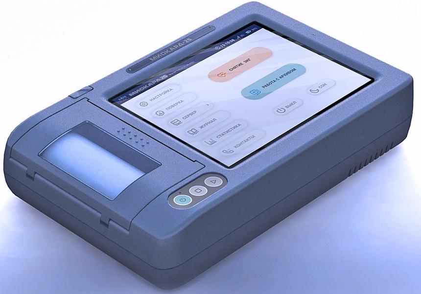 В России создали мобильный кардиограф с сенсорным экраном и автоматическим ЭКГ-анализом