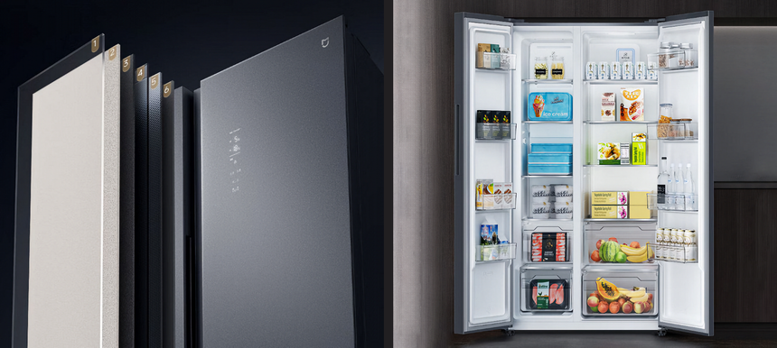 Xiaomi выпустила огромный и очень тихий холодильник со стеклянной дверью