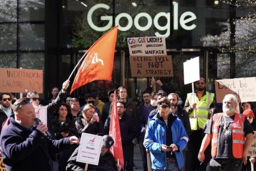 Новые проблемы у Google: бунт рабочих в Великобритании
