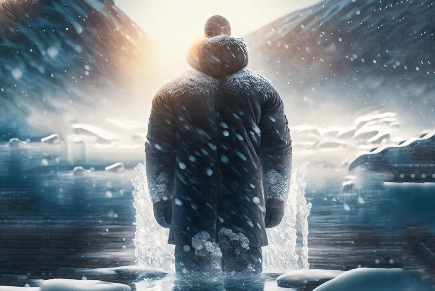 Любители погружаться в холодную воду оказались более счастливыми