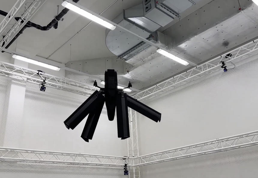 Хоть в ураган запускай: представлен ветроустойчивый квадрокоптер