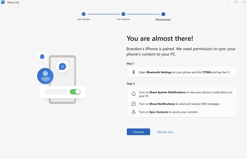 В Windows 11 теперь можно дистанционно читать сообщения с iPhone