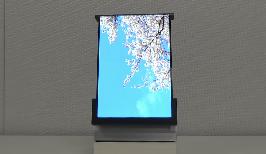 Samsung продемонстрировала скручивающийся OLED-дисплей