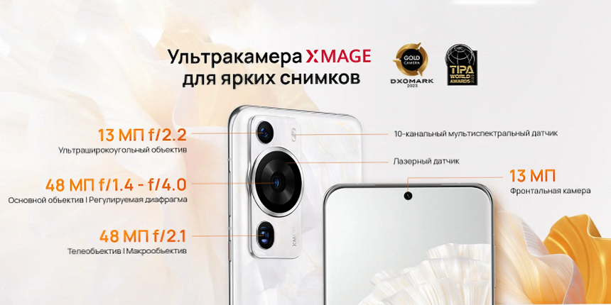 Huawei начнёт продажи своих лучших фотофлагманов P60 и P60 Pro в России уже 30 мая