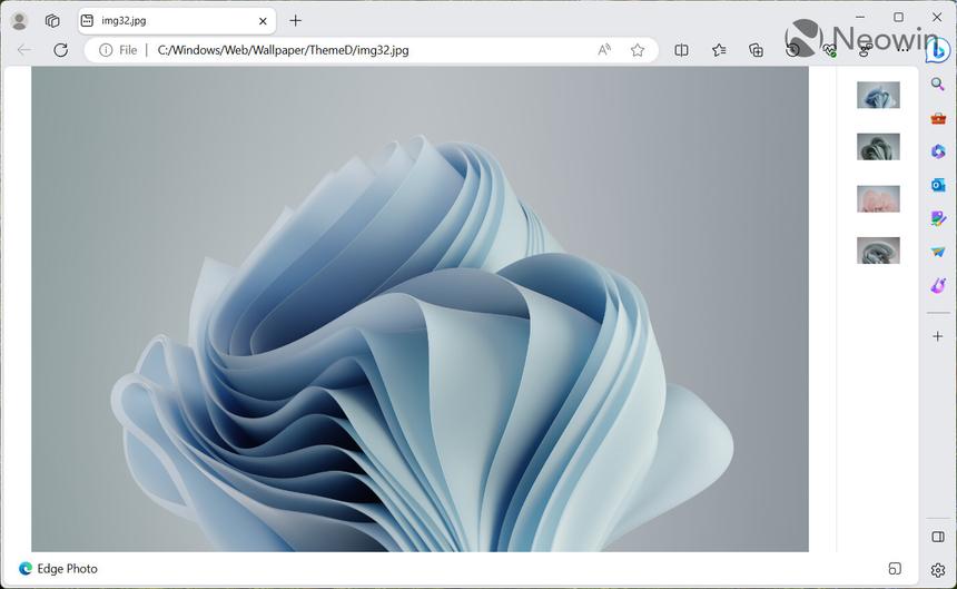 Зачем и для кого: Microsoft добавила в браузер Edge функцию просмотрщика фотографий