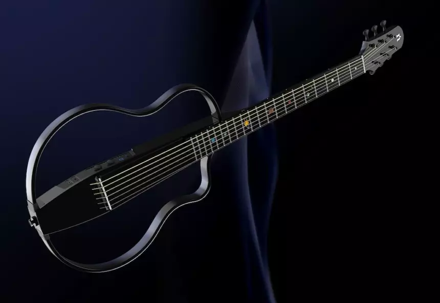 Представлена бесшумная гитара с умными функциями NATASHA