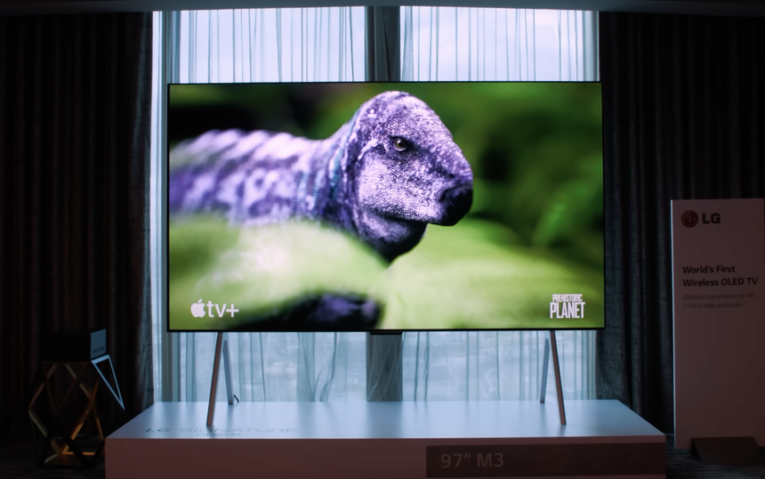 LG выпустит 97-дюймовый OLED-телевизор без проводов за пределами Южной Кореи