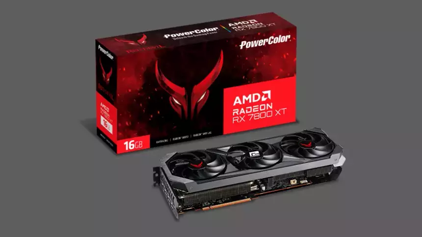 Видеокарту Radeon RX 7800 XT c 16 Гбайт представили раньше AMD