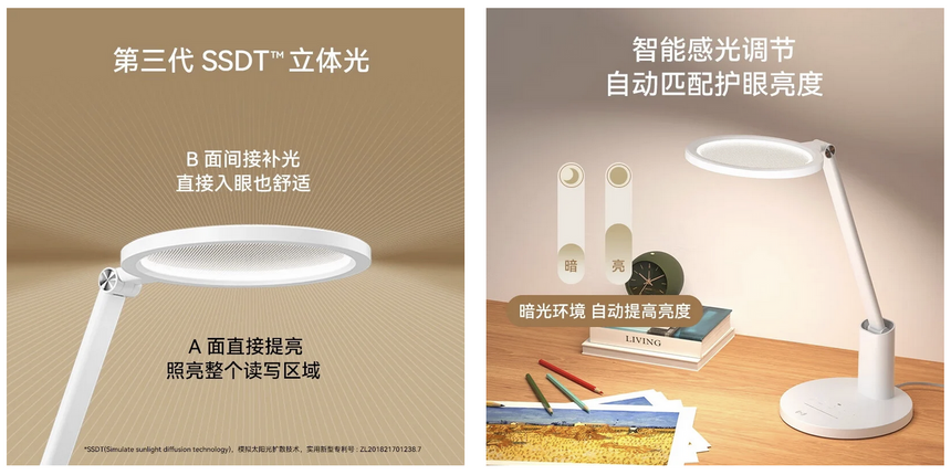 Huawei представила умную настольную лампу с множеством функций