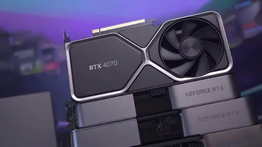 Видеокарты NVIDIA RTX 4070 и 4060 Ti 16 ГБ сравнили между собой в почти 50 играх