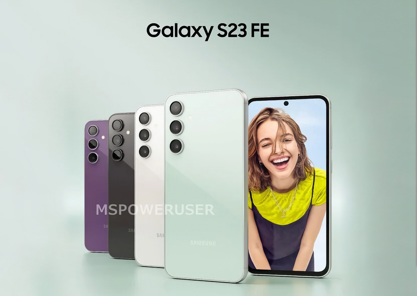 В Сеть раньше времени слили официальное фото Samsung S23 FE