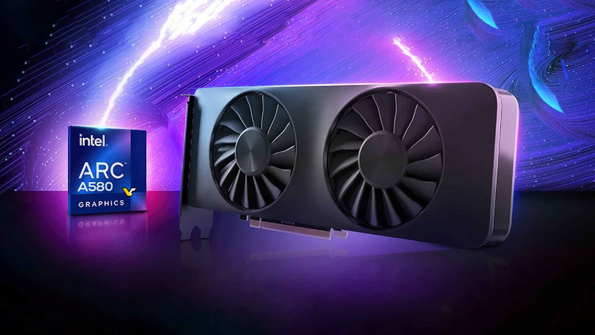 Год назад Intel представила видеокарту Arc A580, но так и не выпустила её в продажу