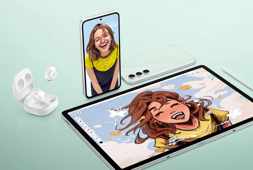 Samsung «случайно» опубликовала фото новеньких смартфонов Galaxy S23 FE, наушников Buds FE и планшета Tab S9 FE