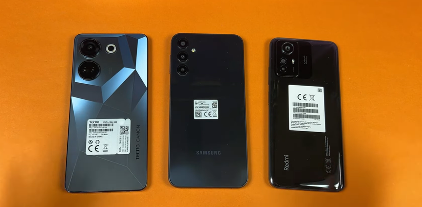 Смартфоны Tecno, Samsung и Xiaomi сравнили по скорости зарядки аккумулятора