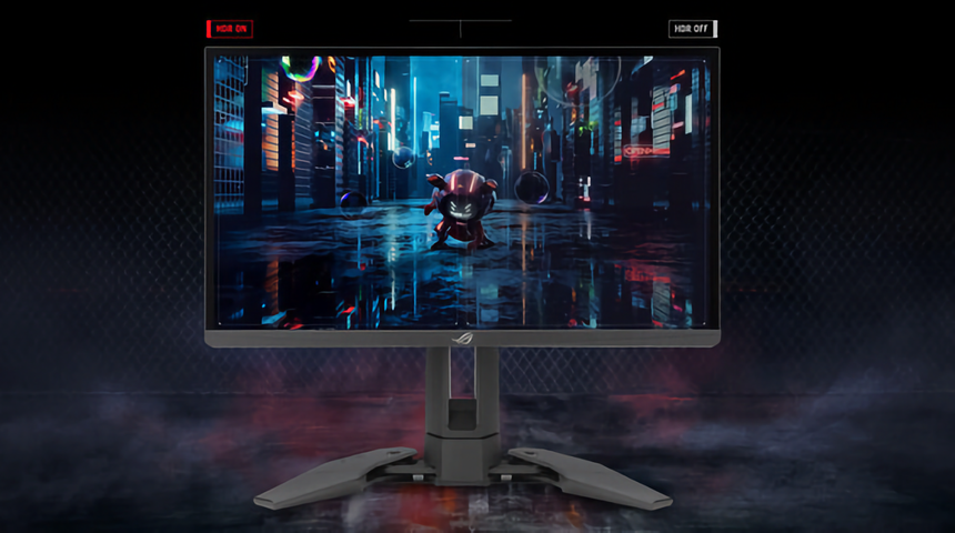 Asus выпустит игровой монитор с безумной частотой обновления 540 Гц