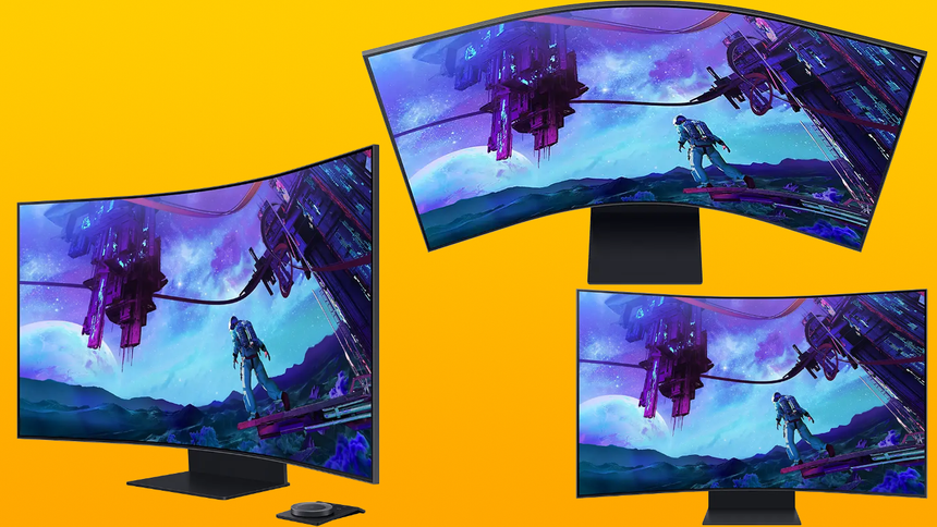 Samsung выпустила премиальный изогнутый 55″ игровой монитор Odyssey Ark G97NC