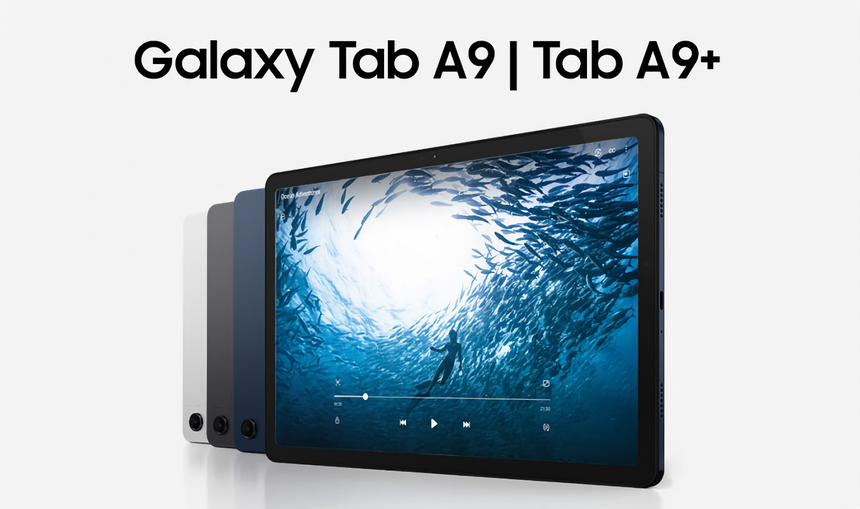 У Samsung появились два новых недорогих планшета — Galaxy Tab A9 и Galaxy Tab A9+
