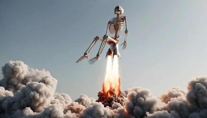 Энтузиасты проверили, можно ли взлететь в небо, засунув ракету в анальное отверстие