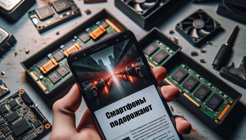 Смартфоны станут дороже из-за повышения цен на оперативную и постоянную память
