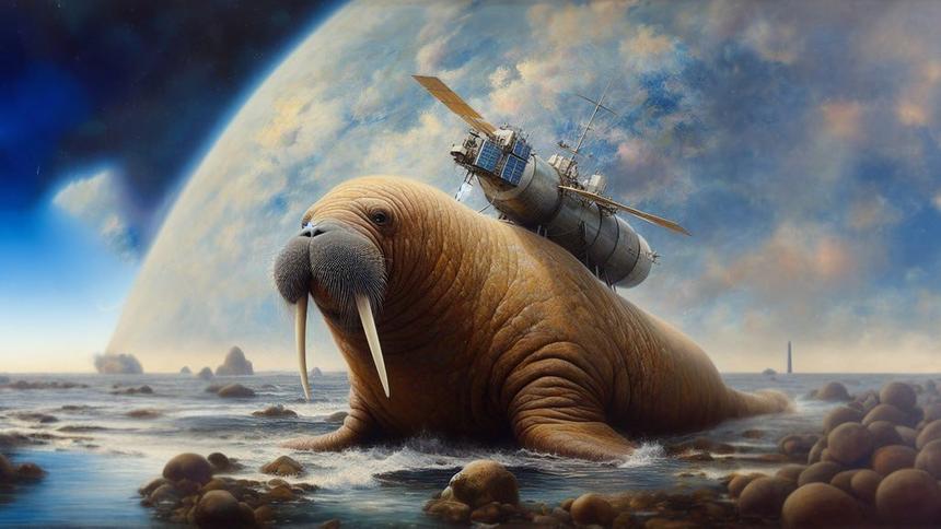 В России впервые смогли установить на моржей сразу 15 спутниковых передатчиков