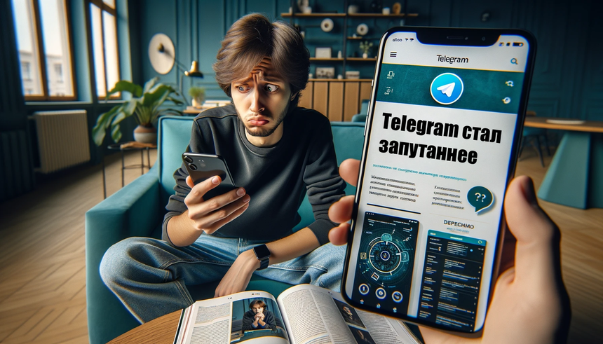 Telegram обновился и стал сложнее в использовании