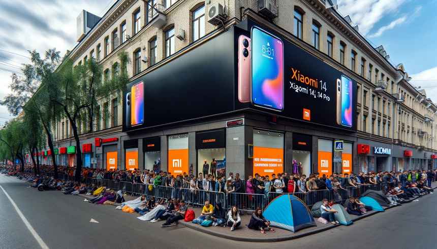 Apple так уже не умеет: за новенькими Xiaomi 14 и 14 Pro выстраиваются целые очереди в магазины