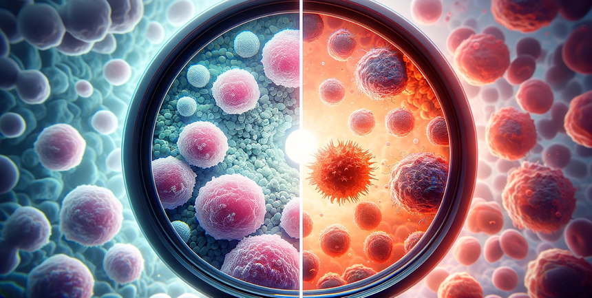 Сопротивление раковых клеток химиотерапии показали наглядно на фото