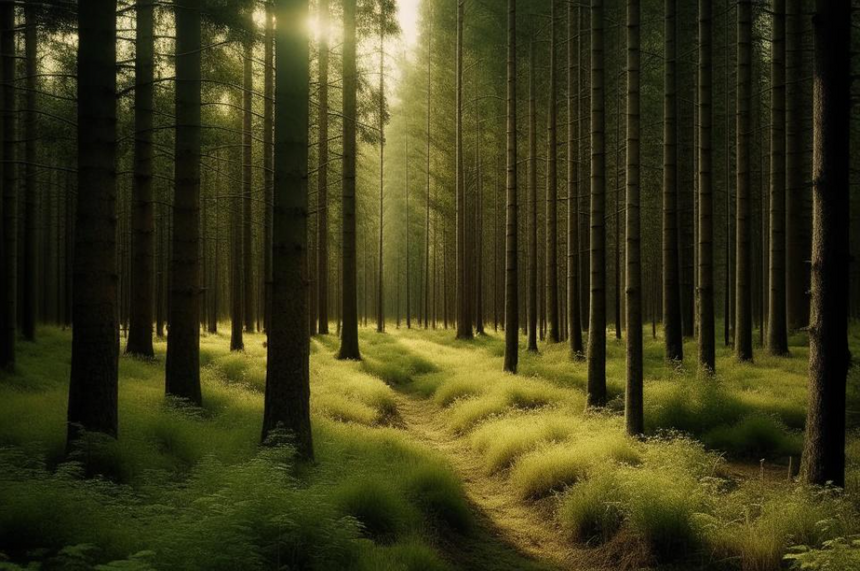 Рослесинфорг: деревья "шагают" из-за изменения магнитных полюсов Земли