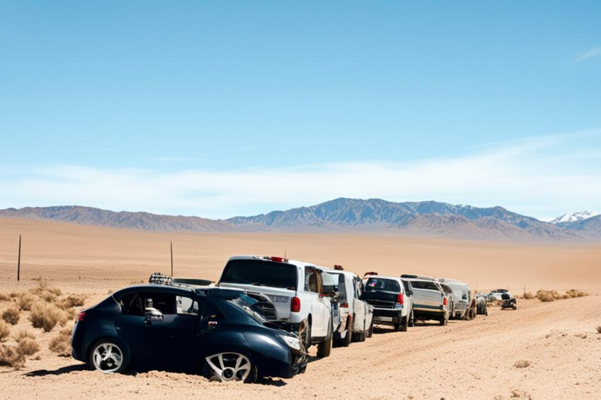 Из-за ошибки в Google Maps водители застряли в пустыне Невады