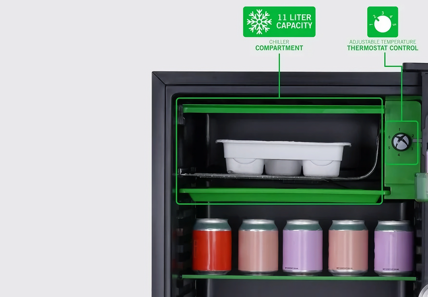 Больше, вместительнее, дороже: Microsoft представила новый холодильник в форме Xbox