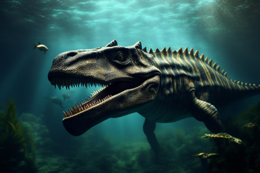 Череп гигантского морского существа нашли в Юрских скалах