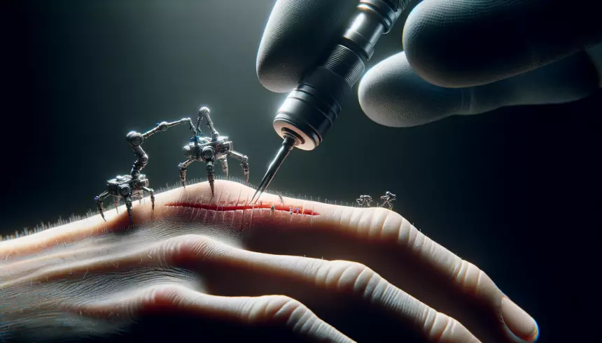 Ученые создали микророботов из тканей человека, для быстрого заживления ран