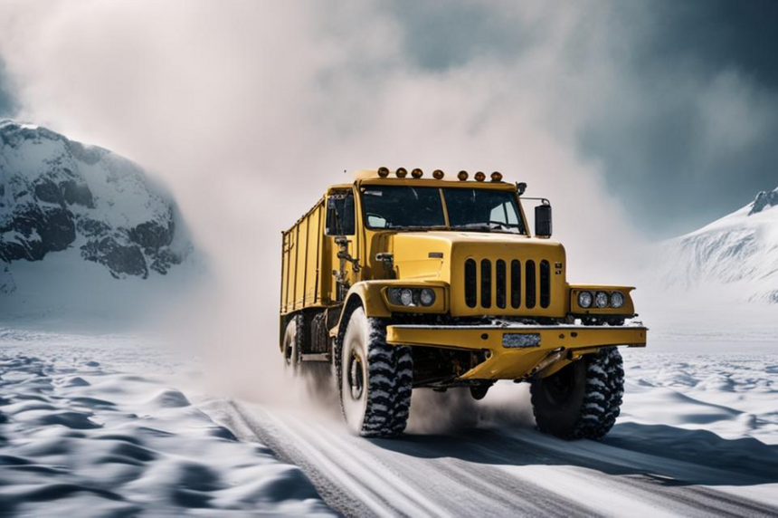 Арктический «Урал» покорил -50°C и преодолел 500 км без дозаправки