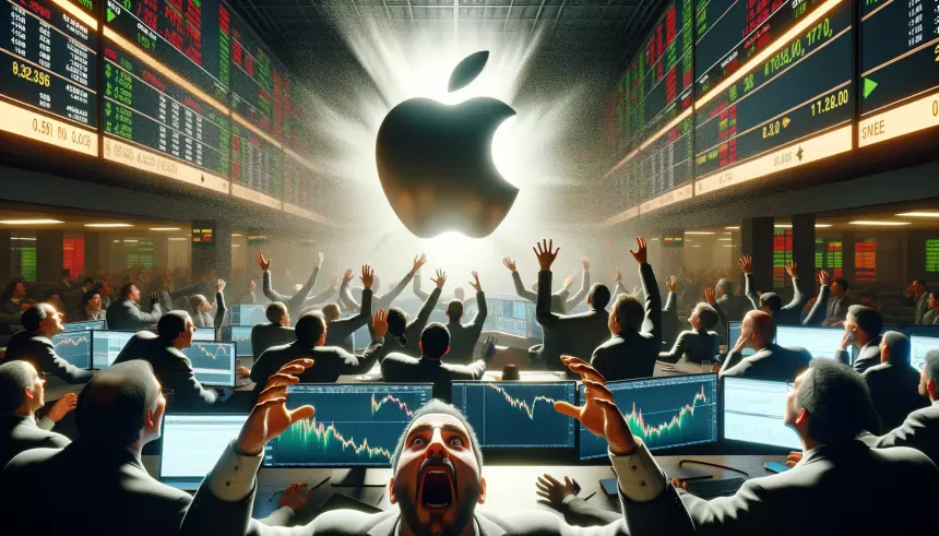 Apple всего за одну ночь подешевела на $100 млрд