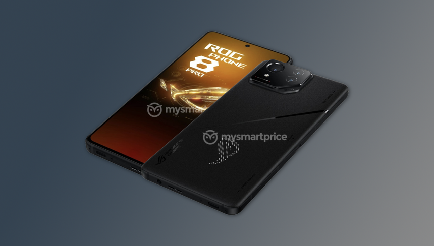 Свежая утечка показала игровой смартфон Asus ROG Phone 8 Pro со всех сторон