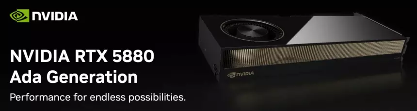 NVIDIA представила новую видеокарту RTX 5880 ADA