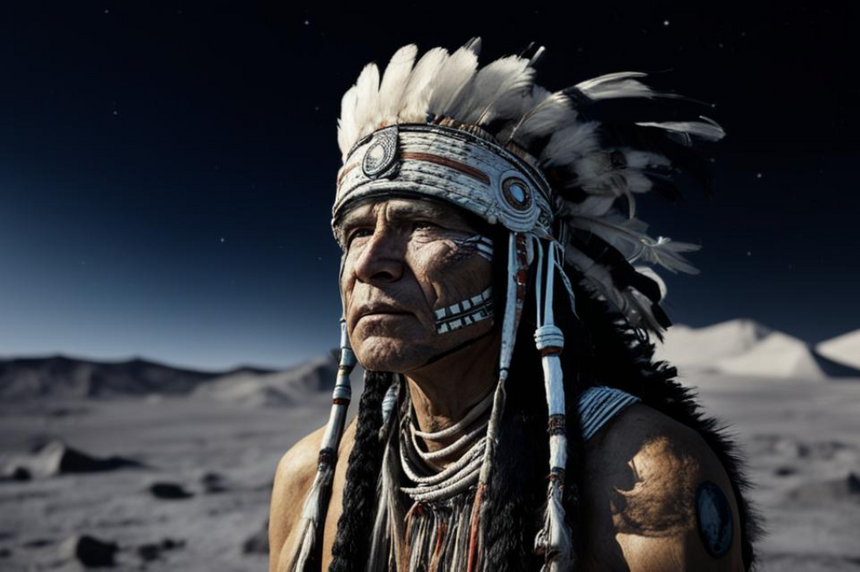 Индейцы выступили против отправки праха человека на Луну: для них она - священна