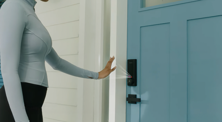 Новая дверная ручка Philips умеет определять хозяина квартиры по рисунку вен