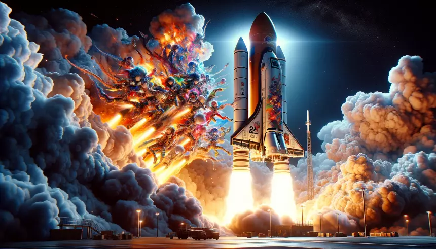 Китай успешно запустил в космос ракету, построенную на деньги фанатов Genshin Impact