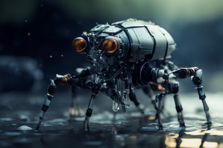 Американские ученые создали микророботов: быстрых и умеющих ходить по воде